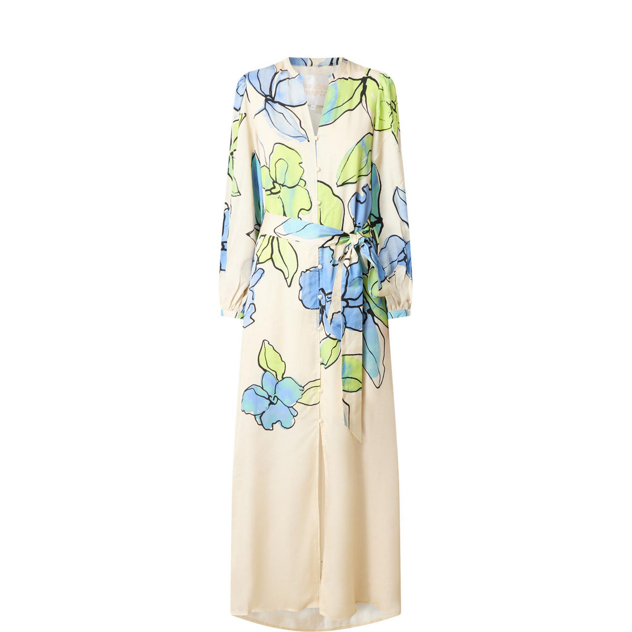 Helena Long Sleeve Floral Maxi Dress
