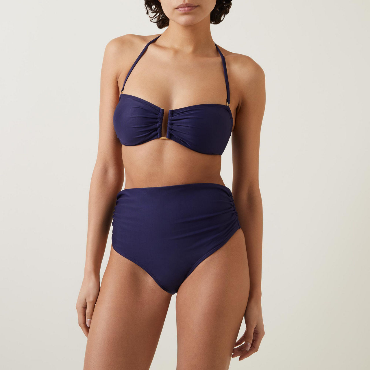 Lenny Niemeyer Ruched Bandeau Bikini Top 8755