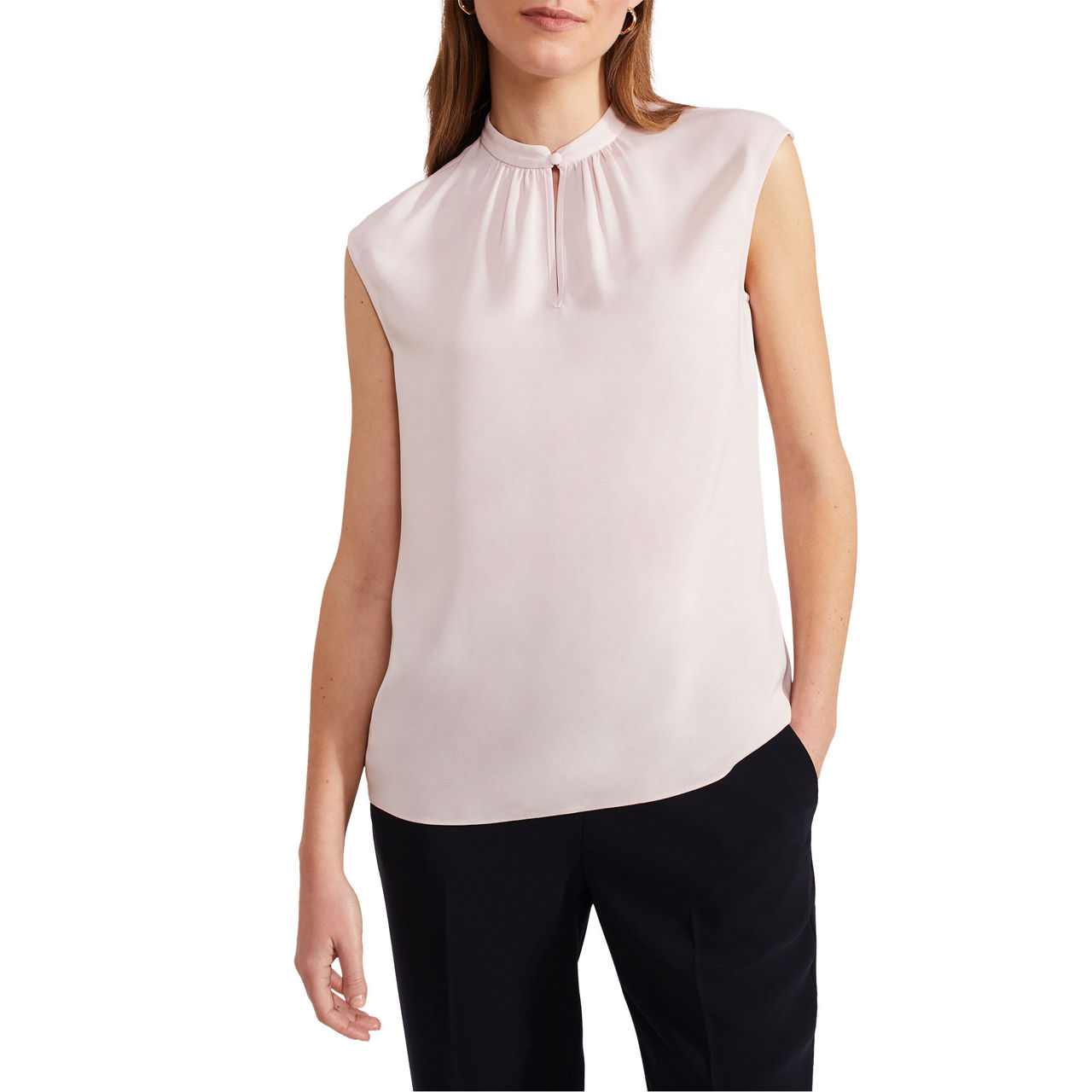 HOBBS Carys Keyhole Blouse