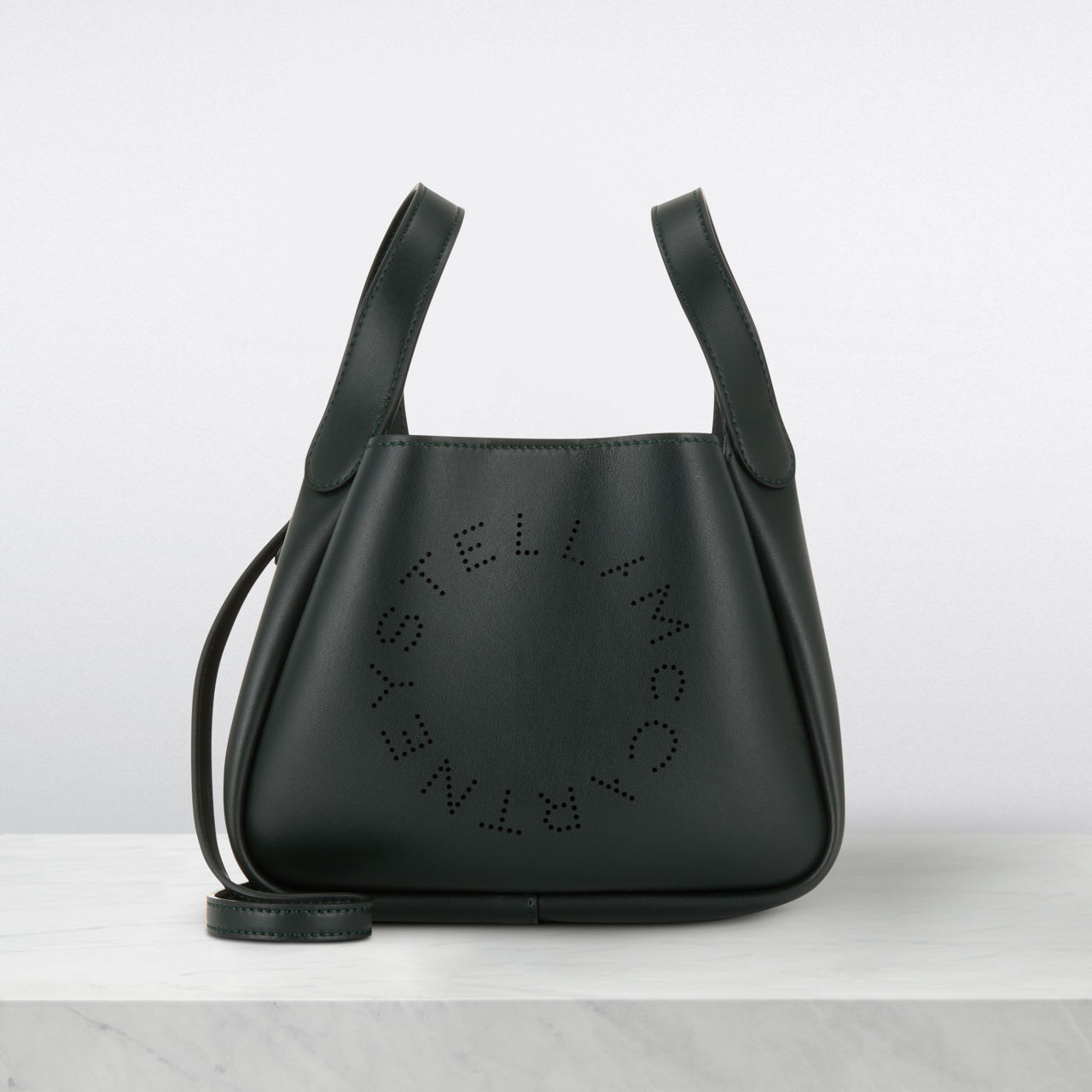 STELLA MCCARTNEY Logo Grainy Alter Mat Tote Bag