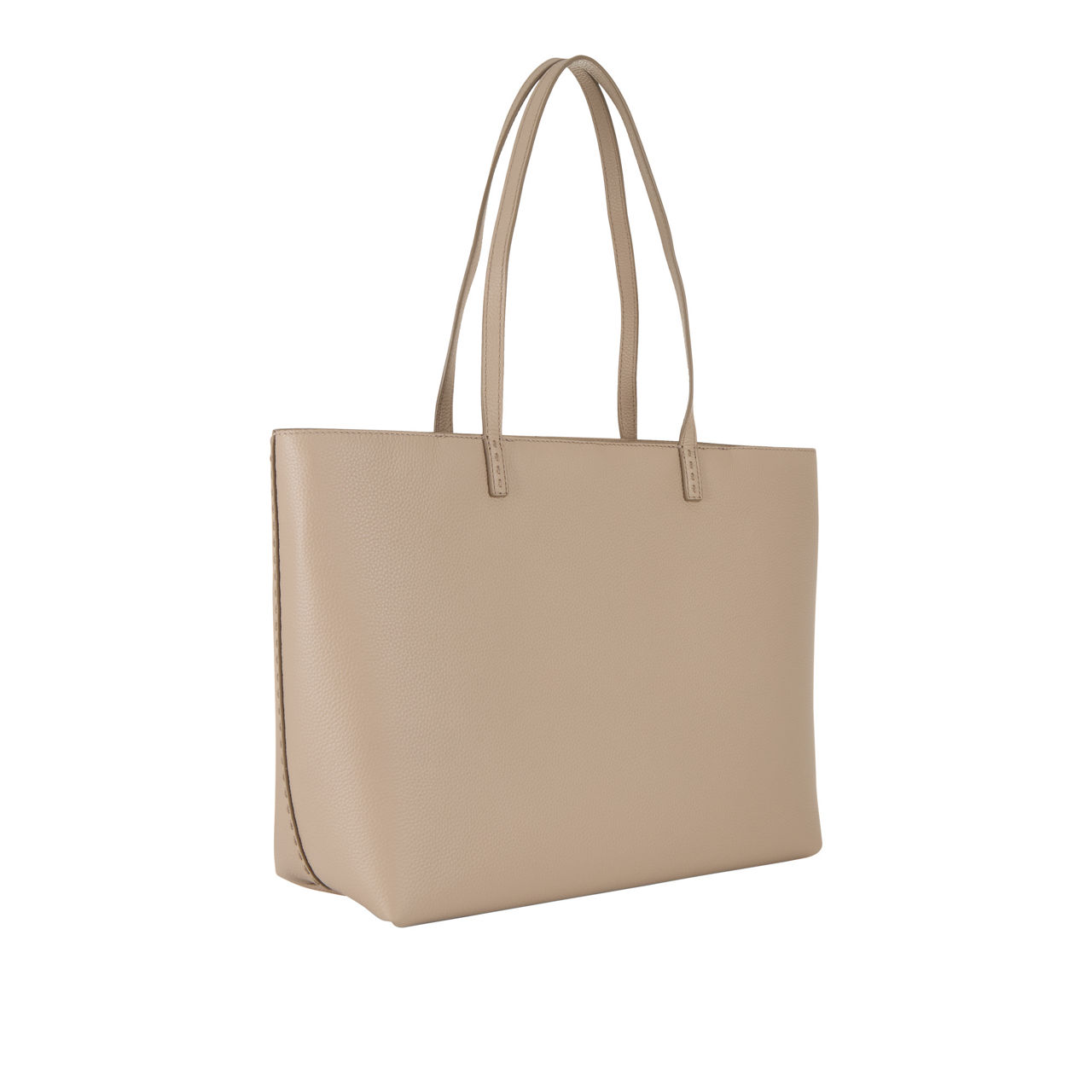 TORY BURCH McGraw Logo Tote Bag Beige