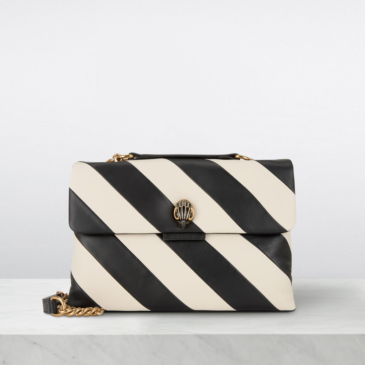 Striped shoulder bag hotsell
