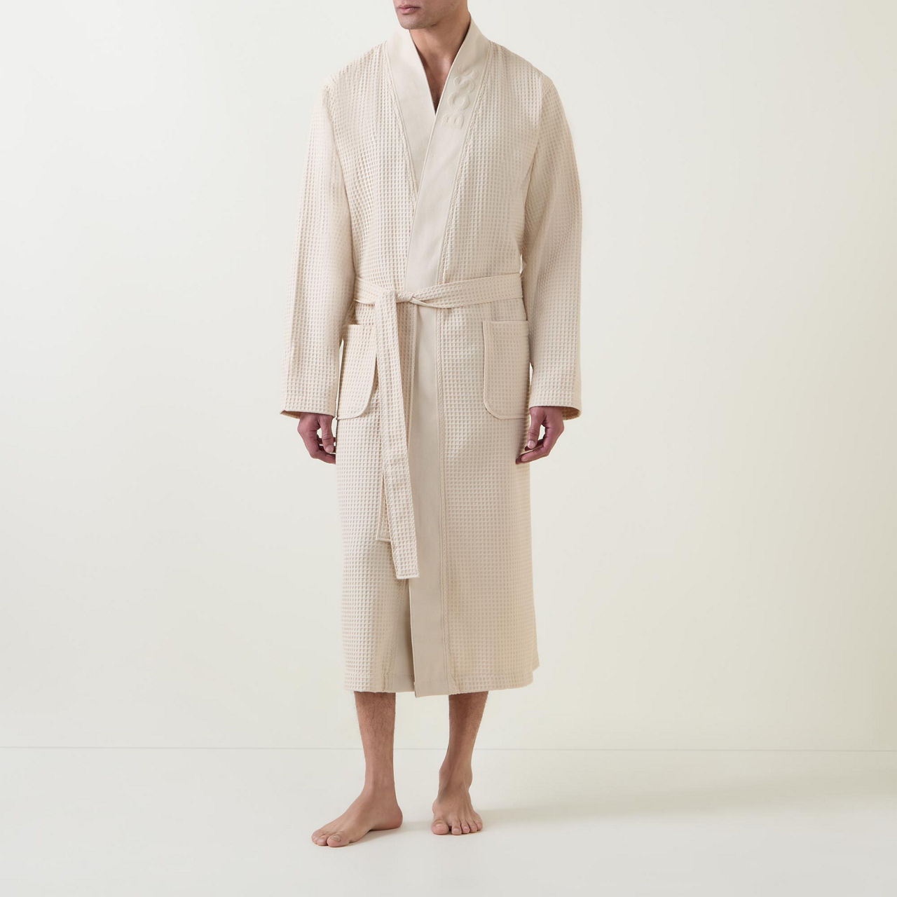 BOSS Waffle Logo Robe