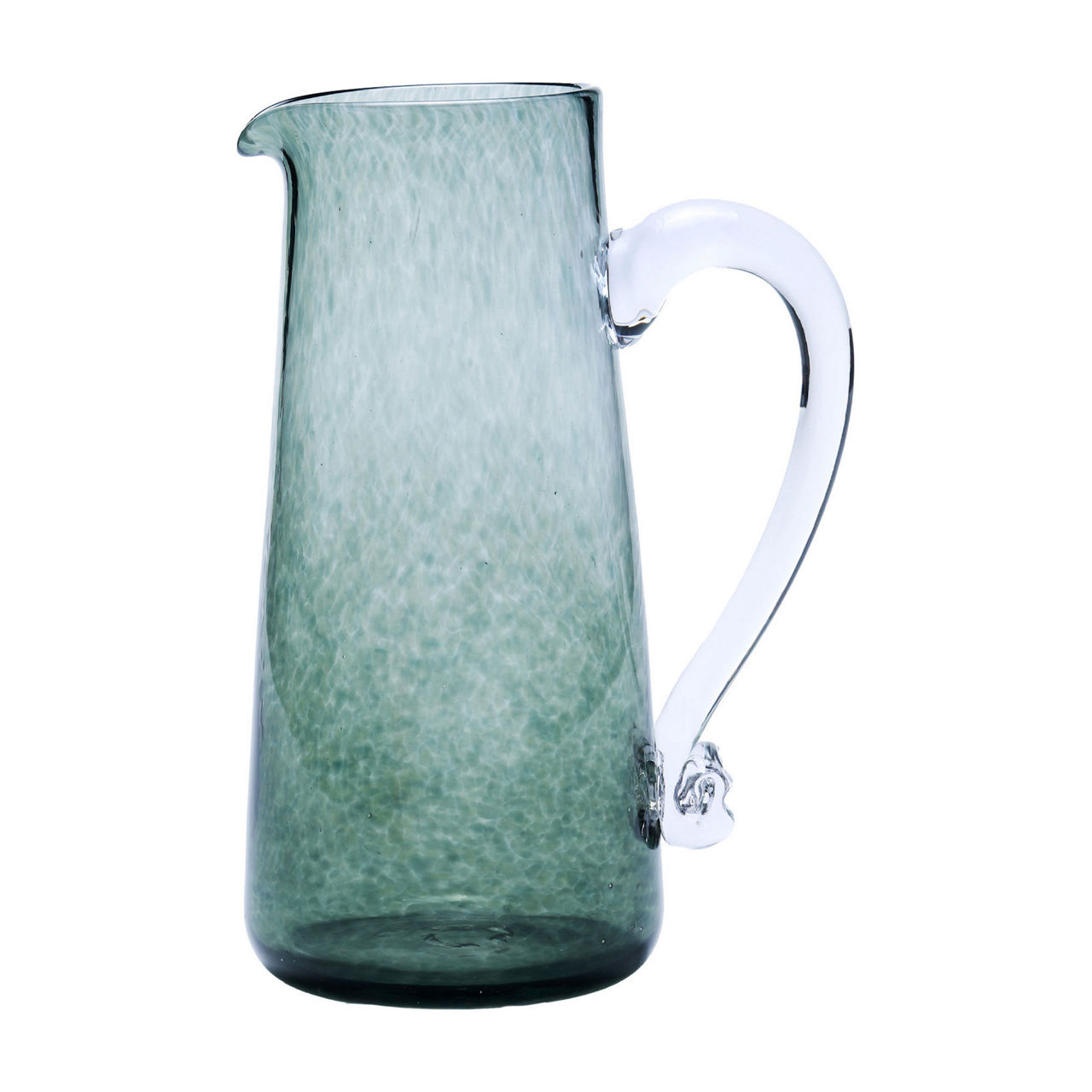 JERPOINT GLASS Monochrome Tapered Jug Smoke Large