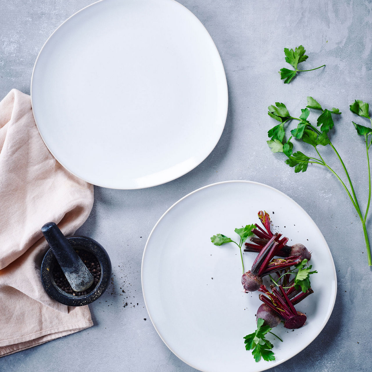 Glazed Stoneware Serving Plate