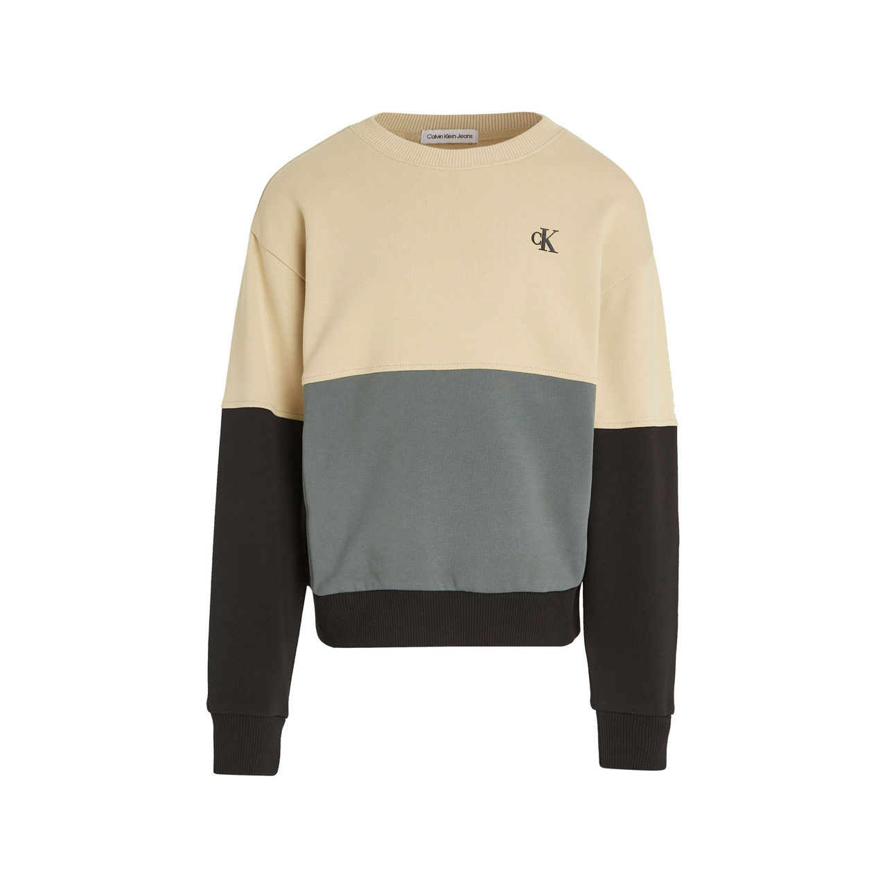 Calvin klein colour block sweatshirt sale