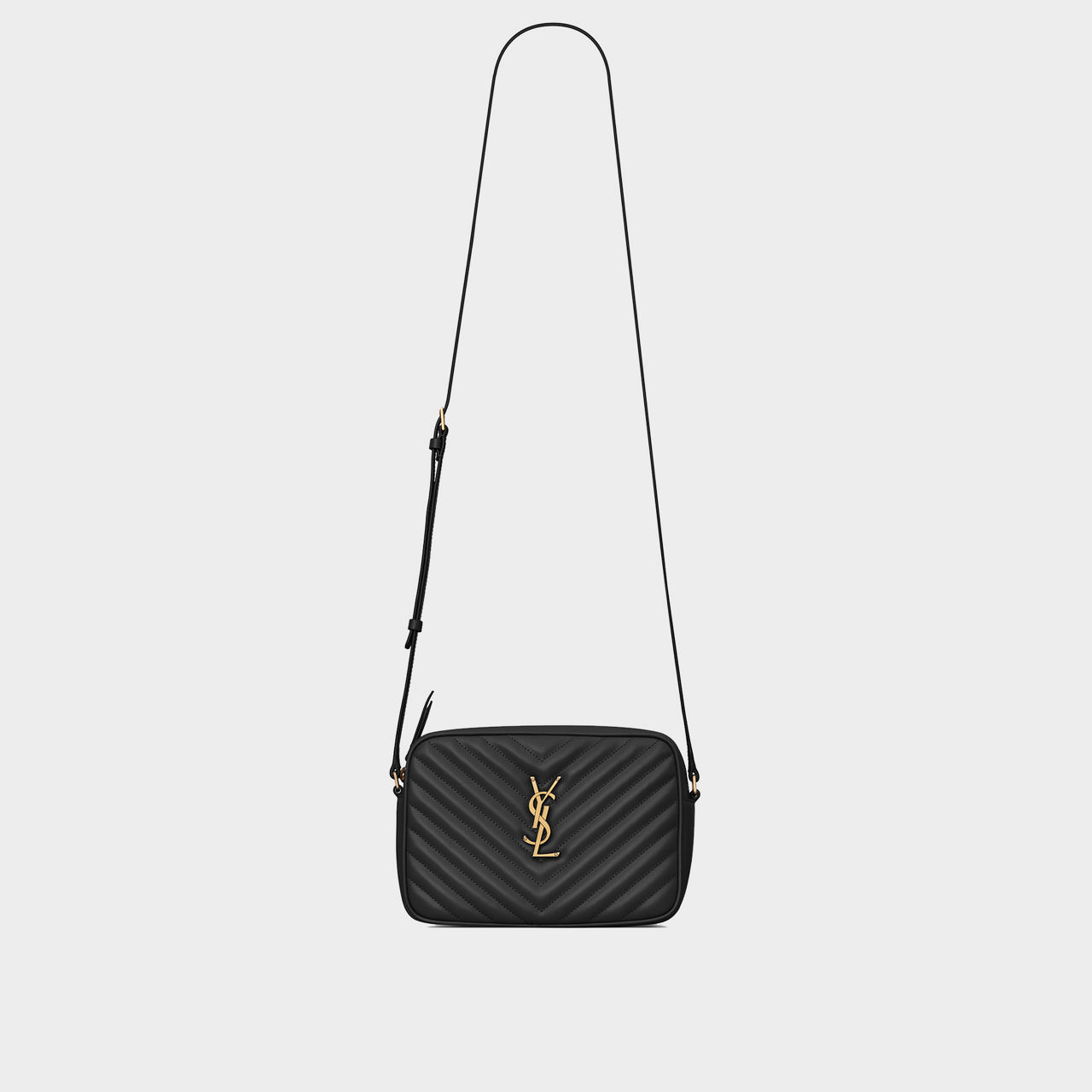 SAINT LAURENT Lou Medium Quilted Camera Bag