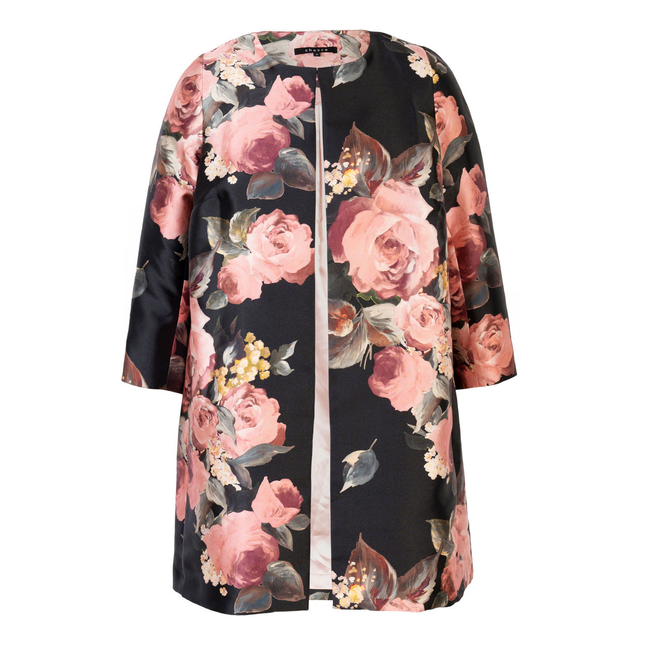 CHESCA Floral Placement Coat