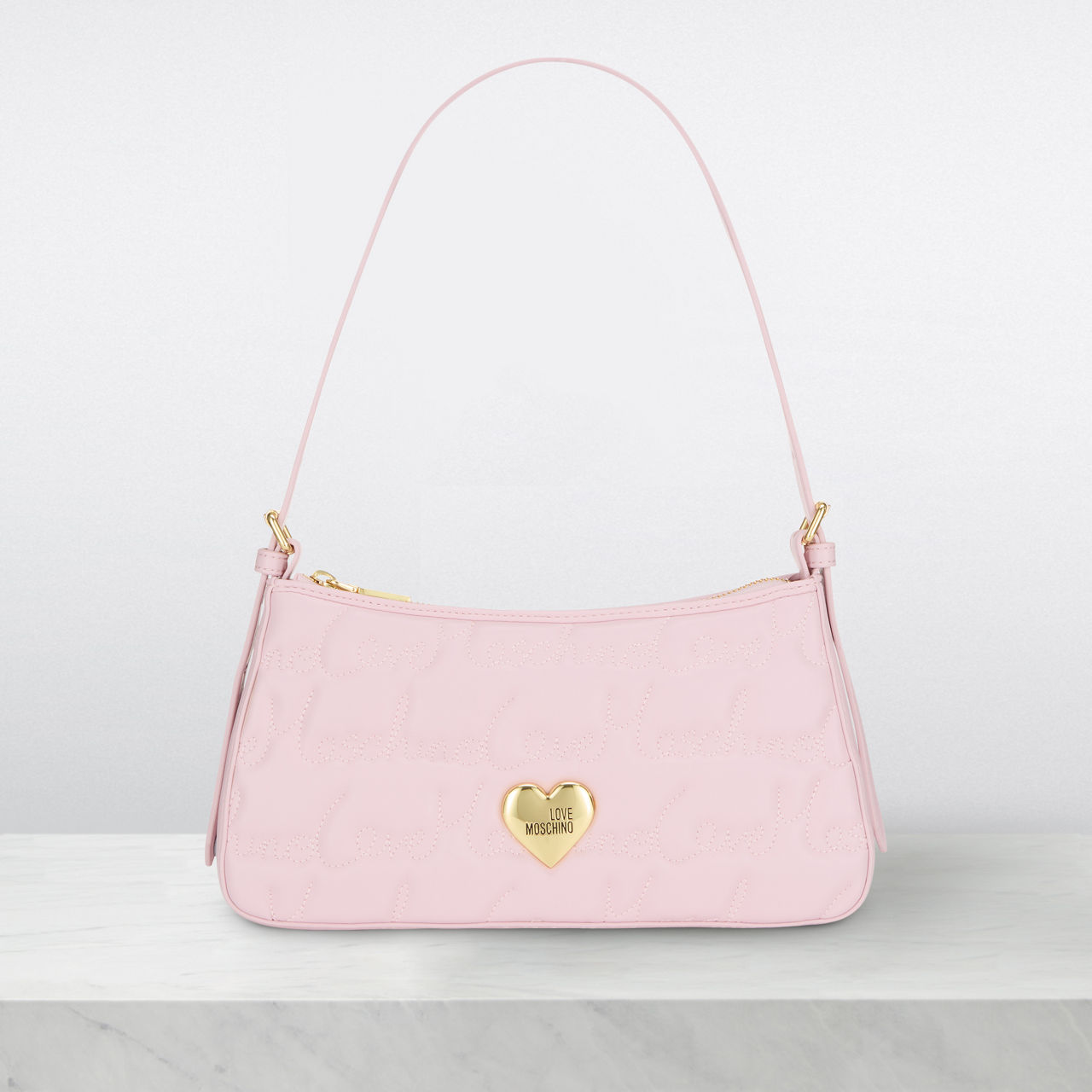 LOVE MOSCHINO Lovesong Zip Shoulder Bag