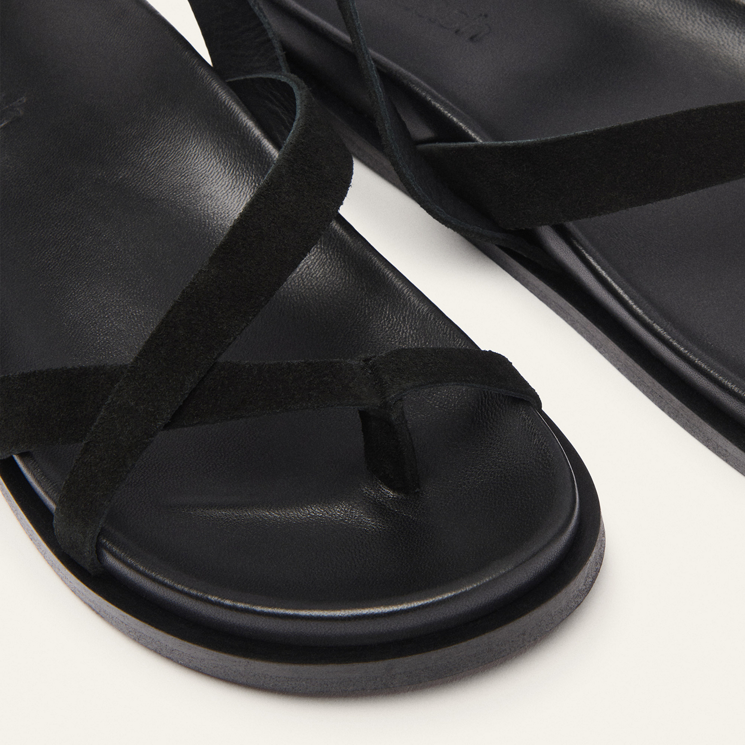 BA&SH Caicos Flat Leather Sandals