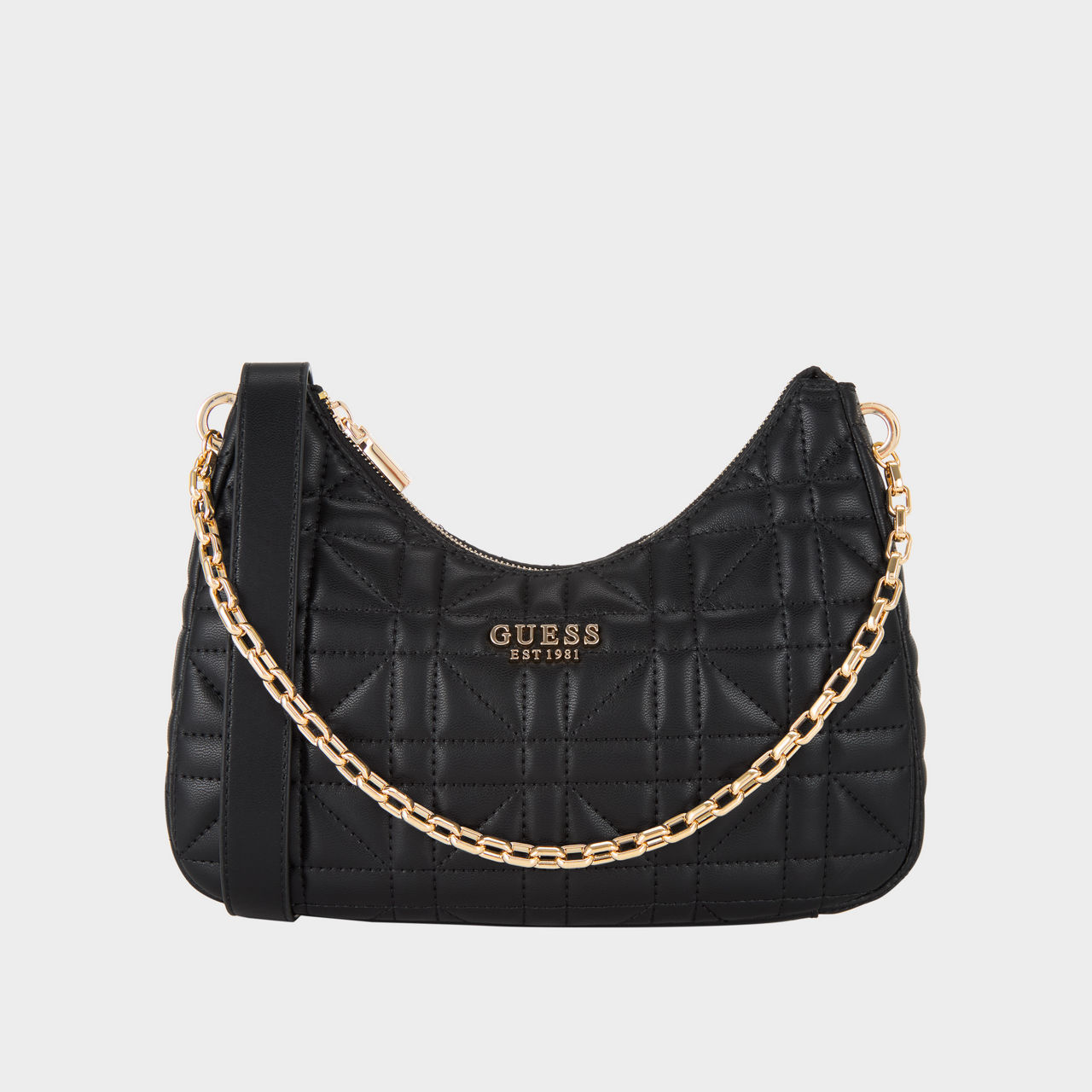 GUESS Assia Quilted Shoulder Bag