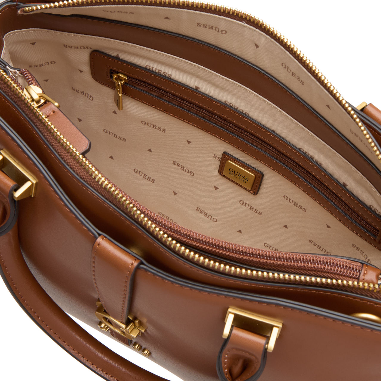 GUESS Kuba Satchel Bag