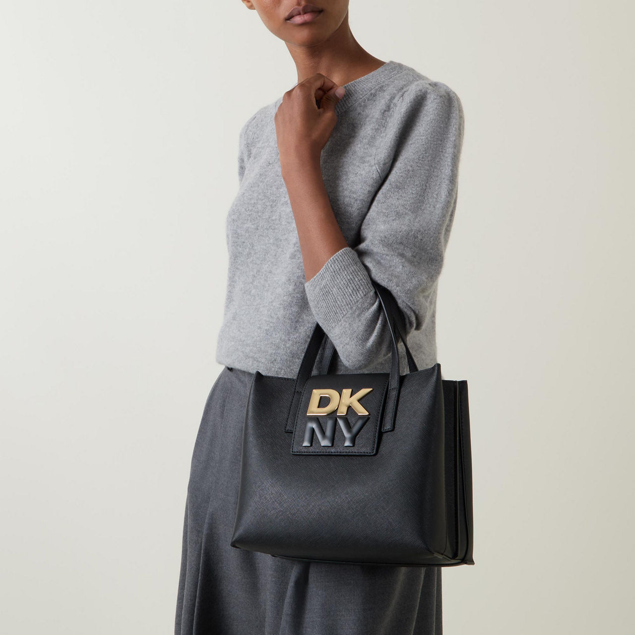 DKNY Faye Monogram Satchel Bag