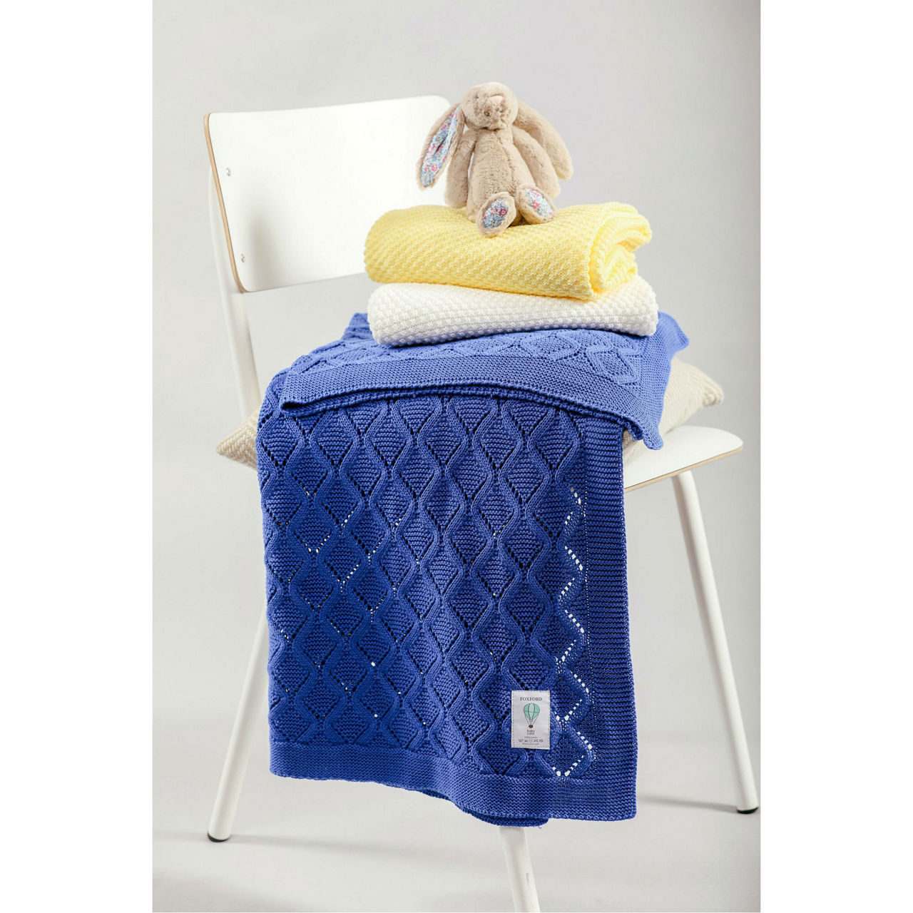 Navy cellular blanket sale