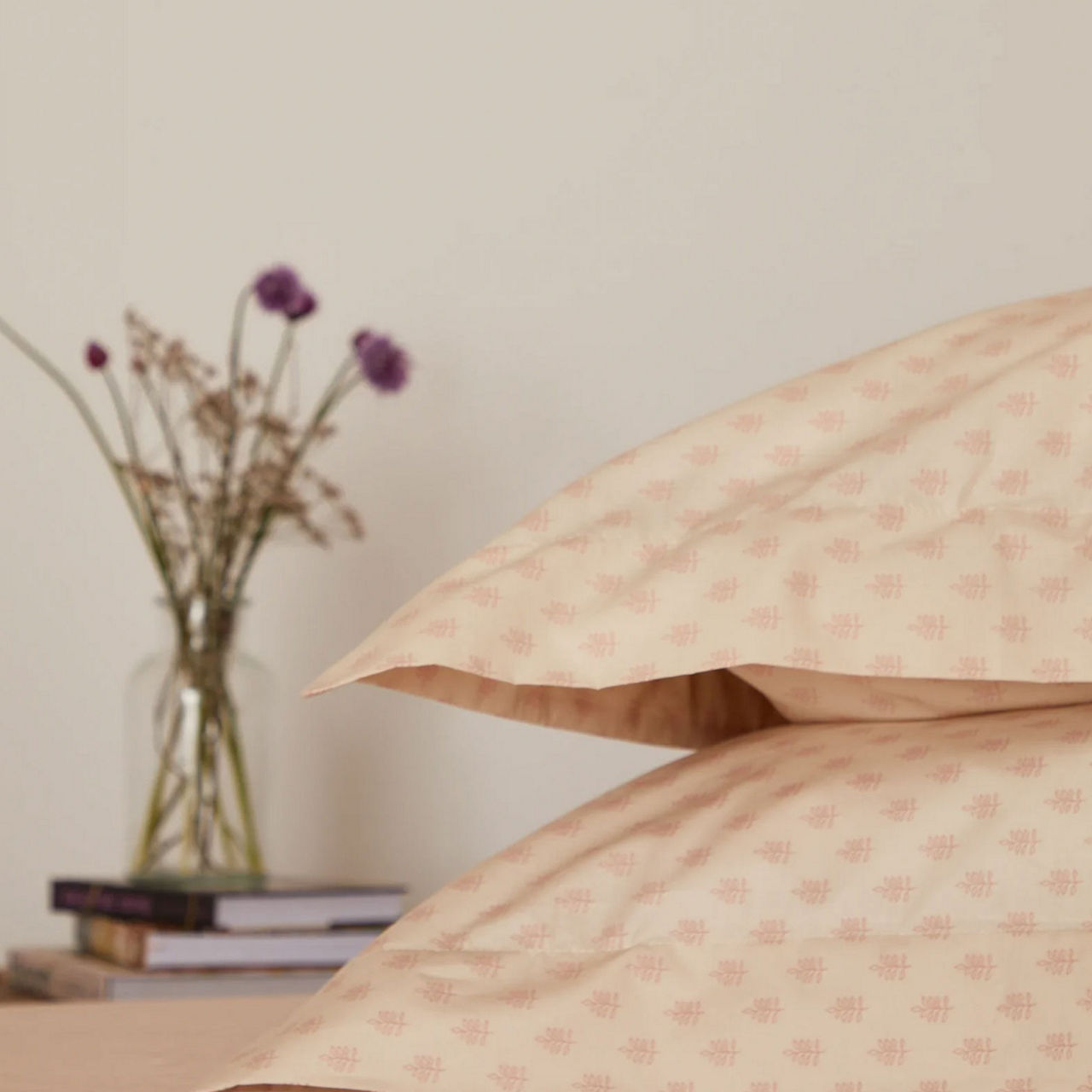 300 Thread Count Rose Fern Oxford Pillowcase