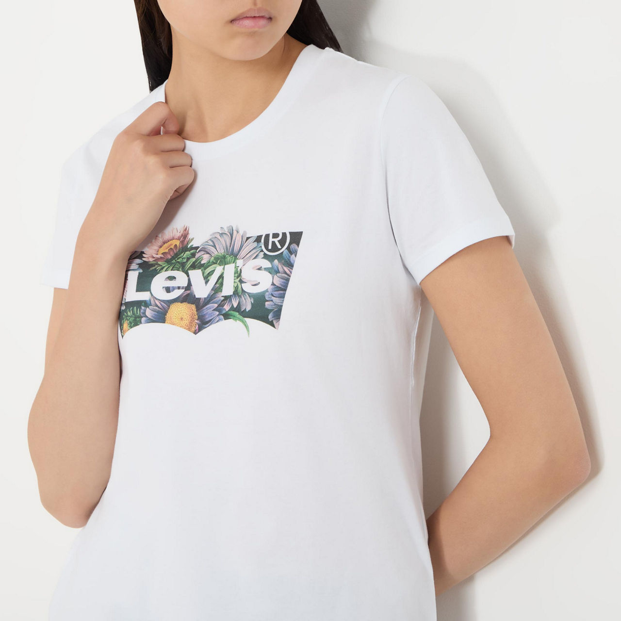 Levi's perfect logo tee shirt clearance
