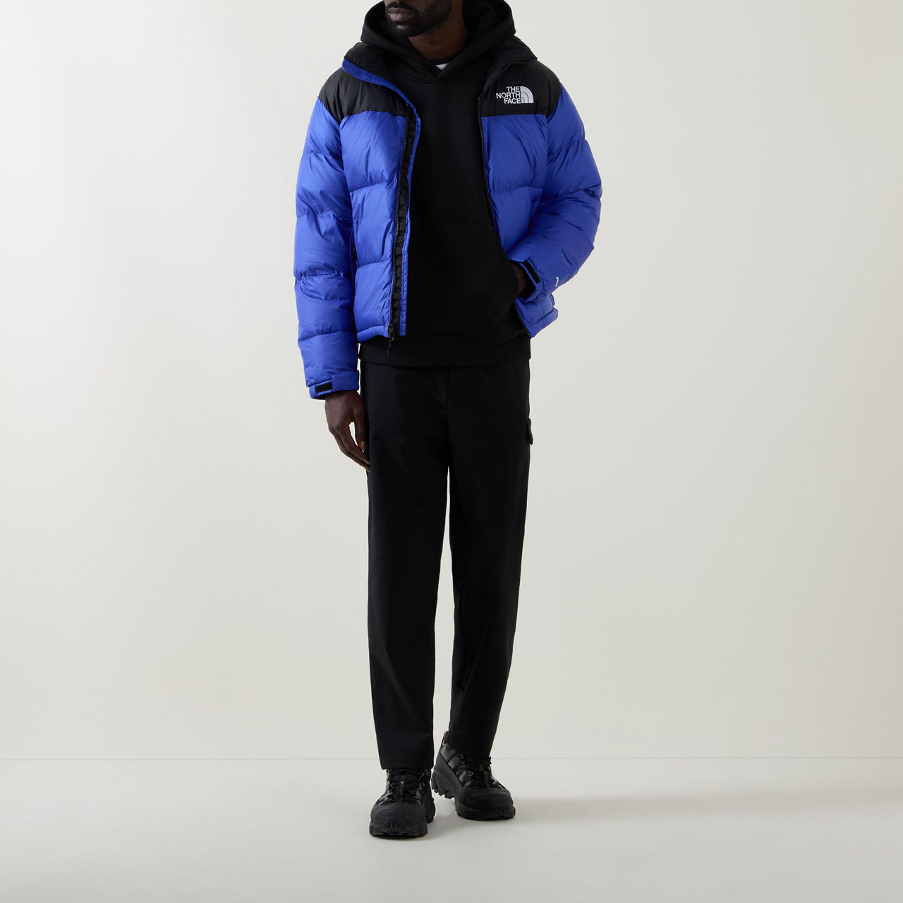 North face nuptse 1996 dark blue sale