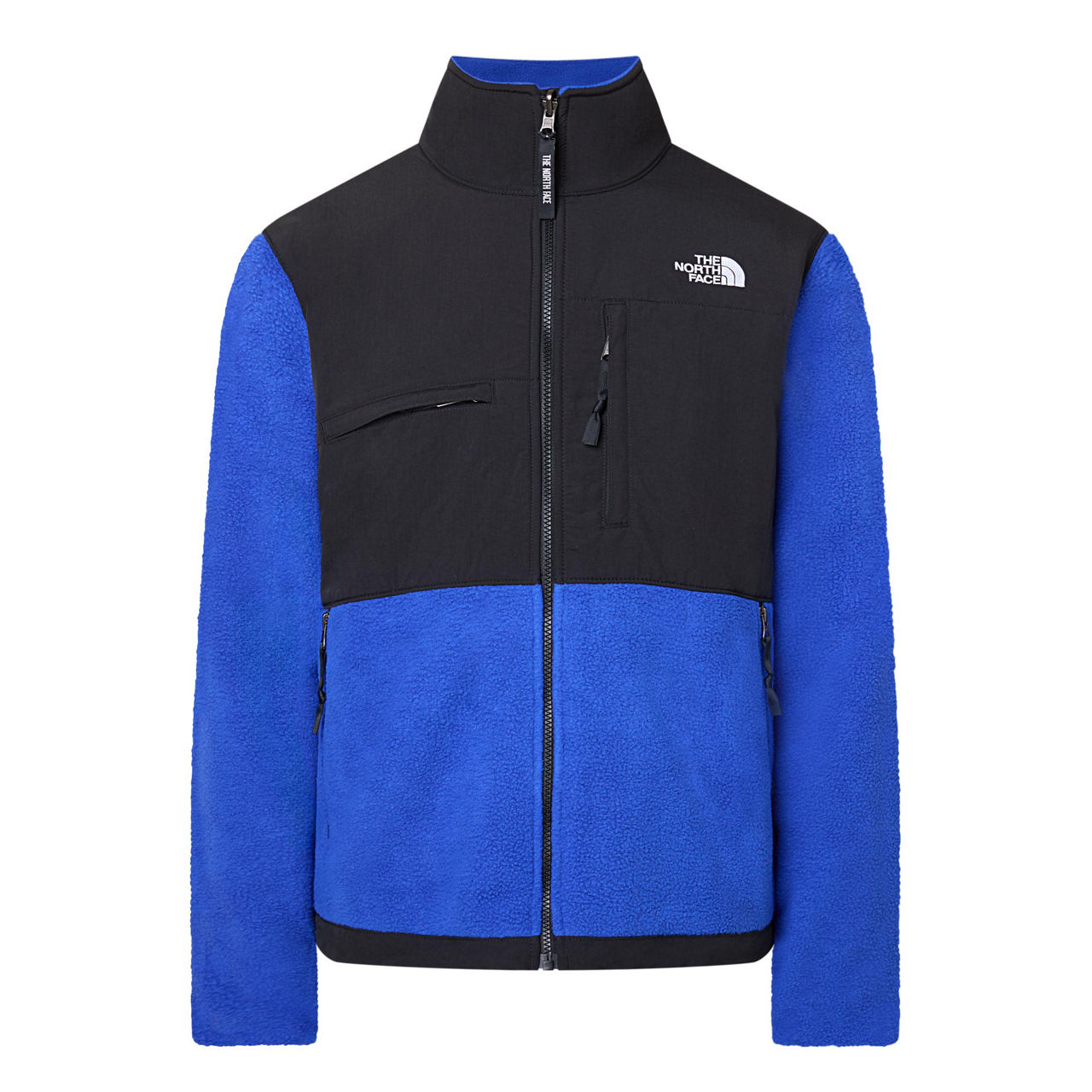 North face fleece jacket blue sale