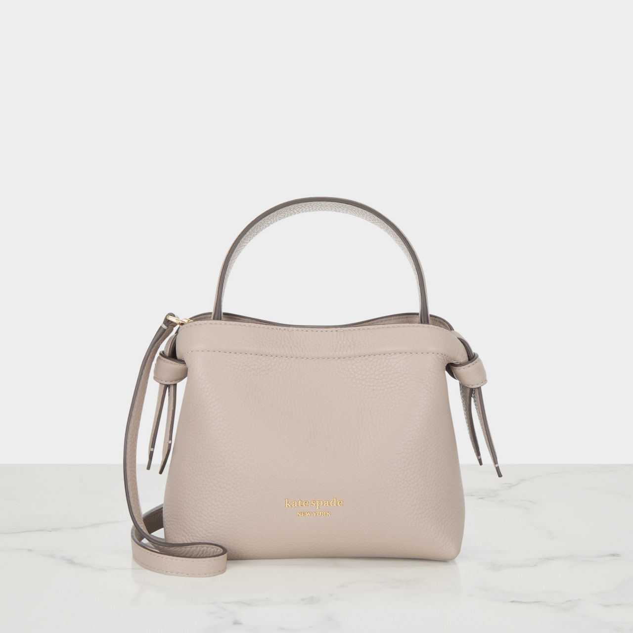 Kate Spade Knott hotsell Mini Leather Satchel Crossbody - Rose Gold