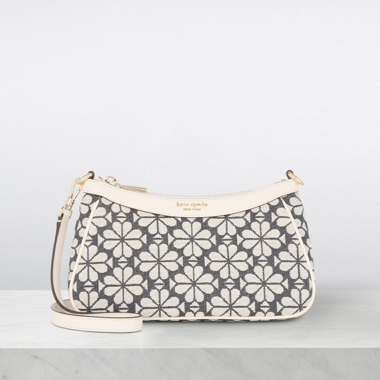 KATE SPADE NEW YORK Flower Jacquard Shoulder Bag