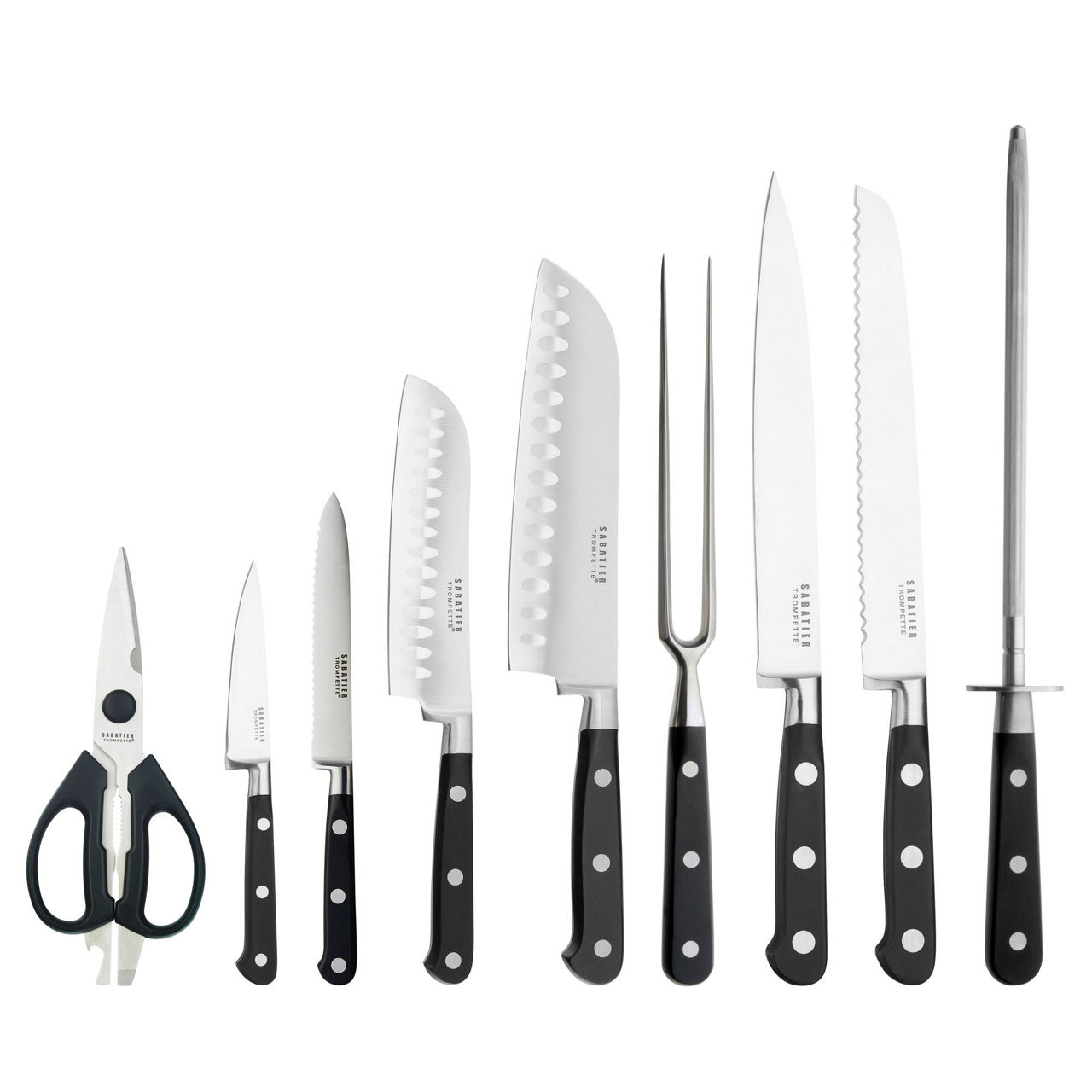 Sabatier Trompette 9Piece Knife Block Set