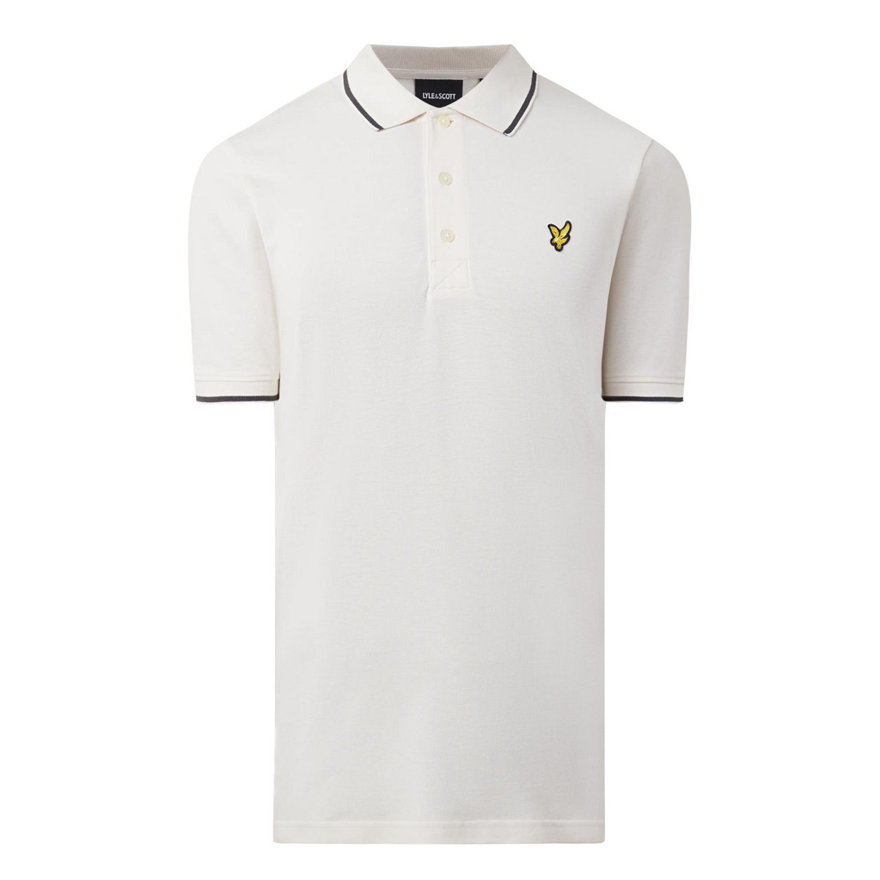 Lyle and scott striped polo sale