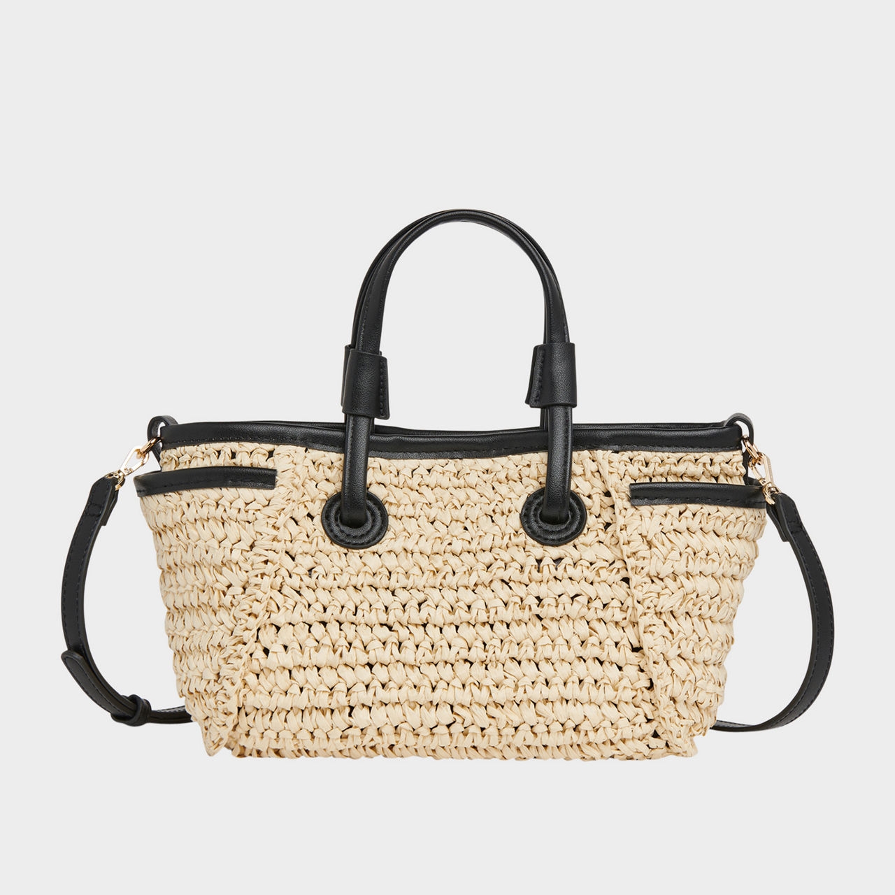 Mini straw bag sale