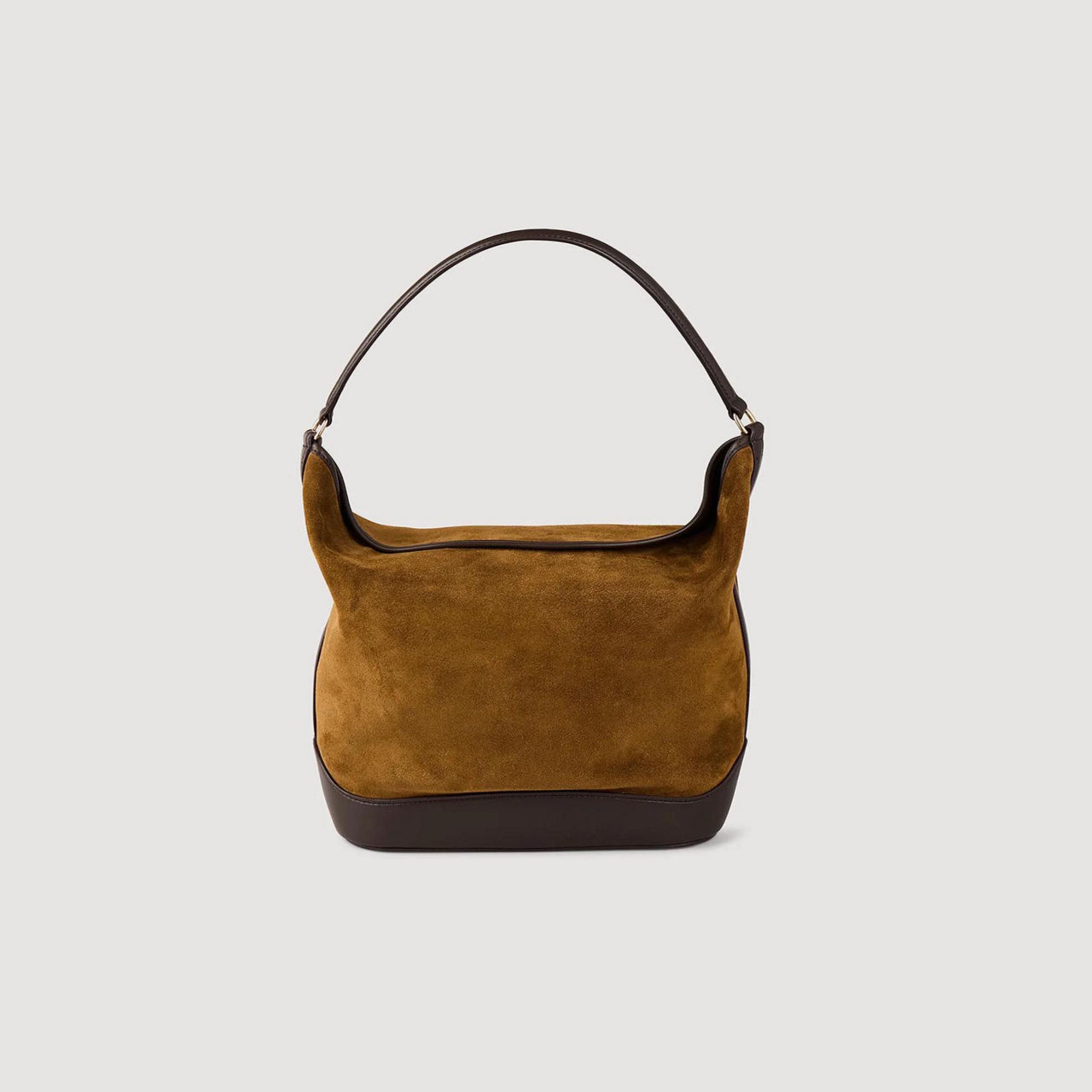 SANDRO Leather Bucket Bag
