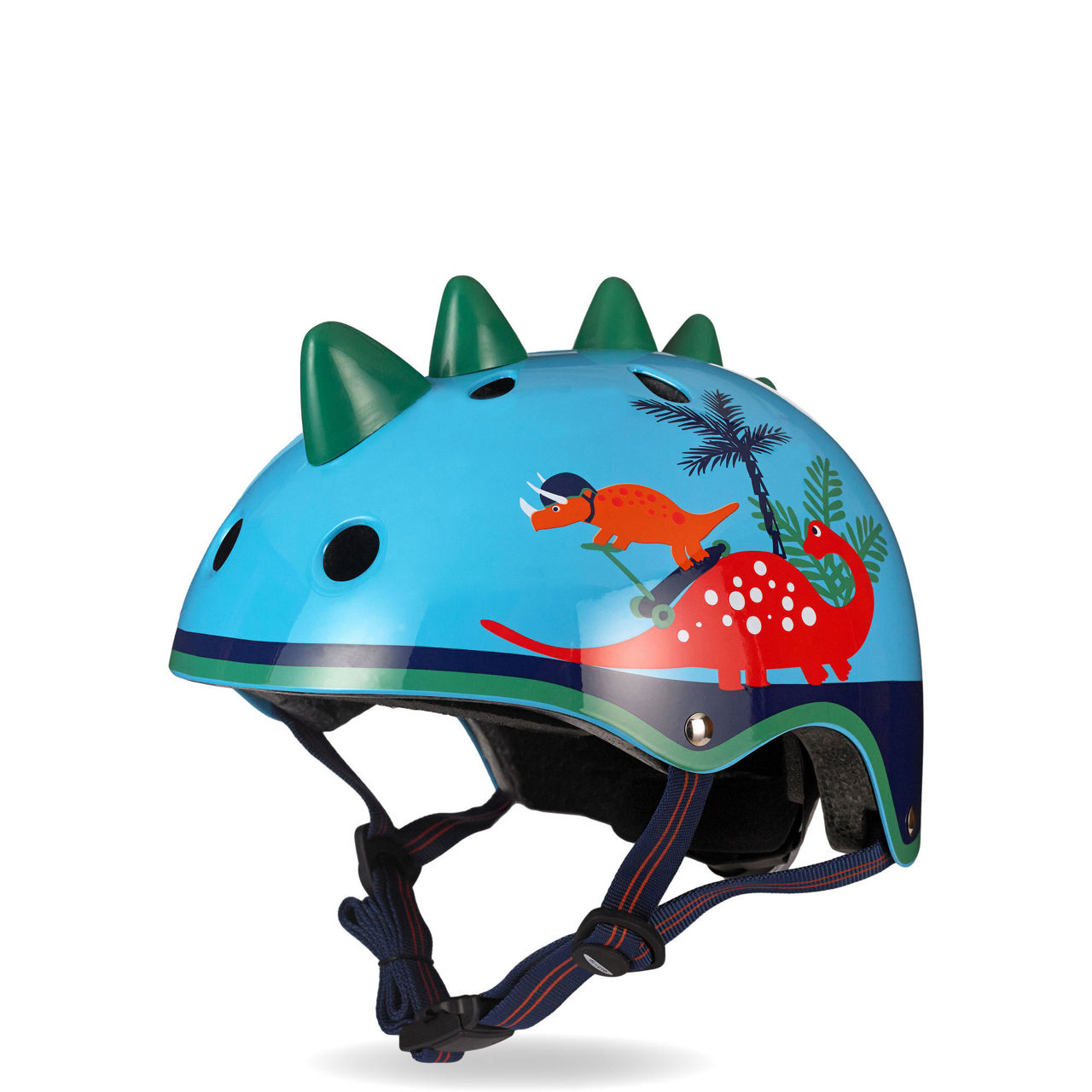 MICRO SCOOTERS Deluxe Premium 3D Dino Helmet Small