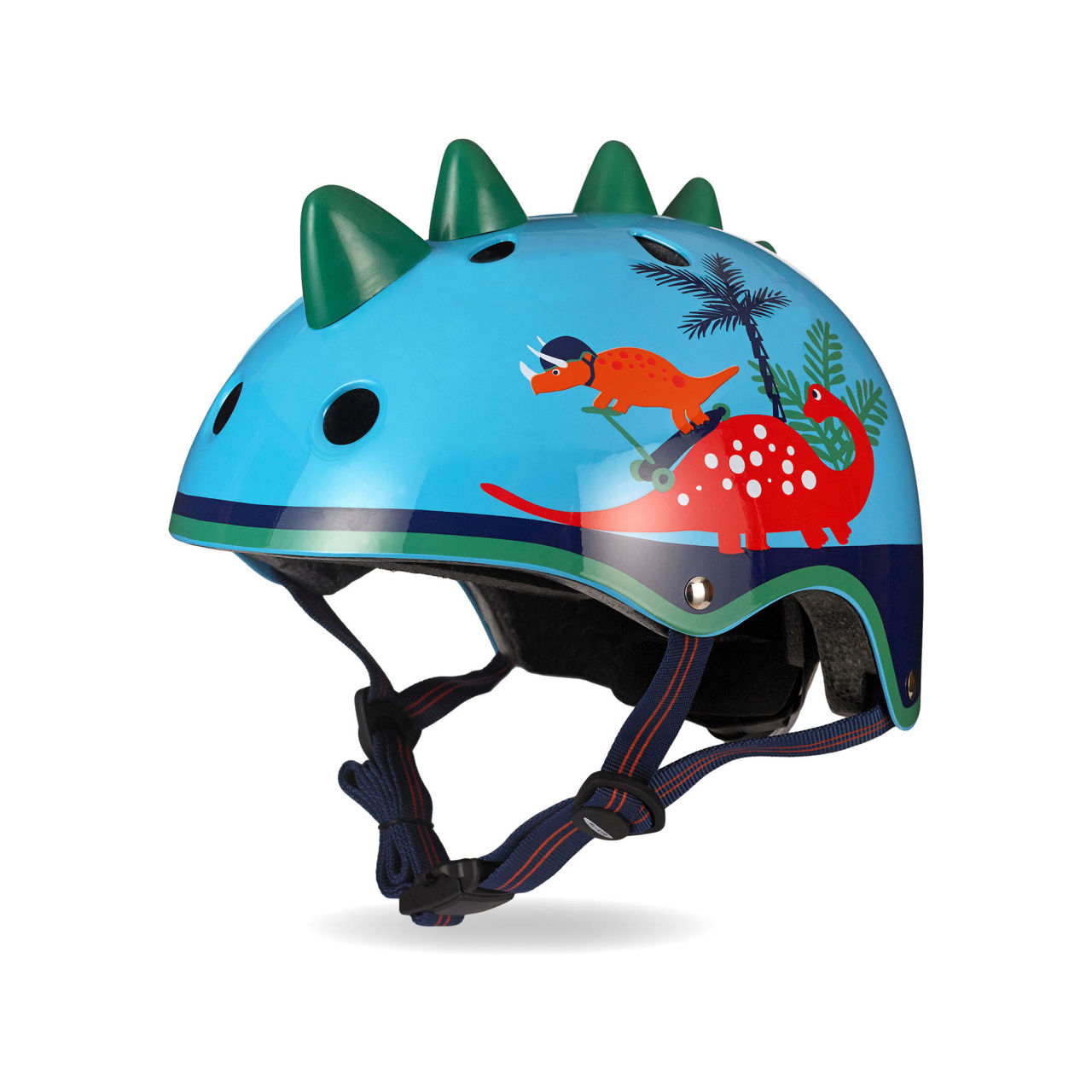 MICRO SCOOTERS Deluxe Premium 3D Dino Helmet Medium Multi