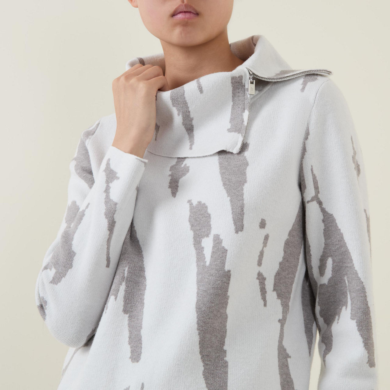 Half zip turtleneck sweater hotsell