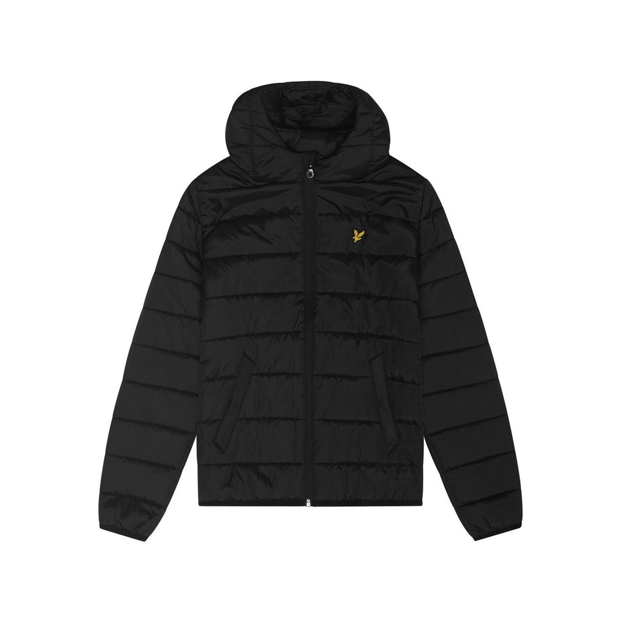 Lyle and scott black puffer best sale