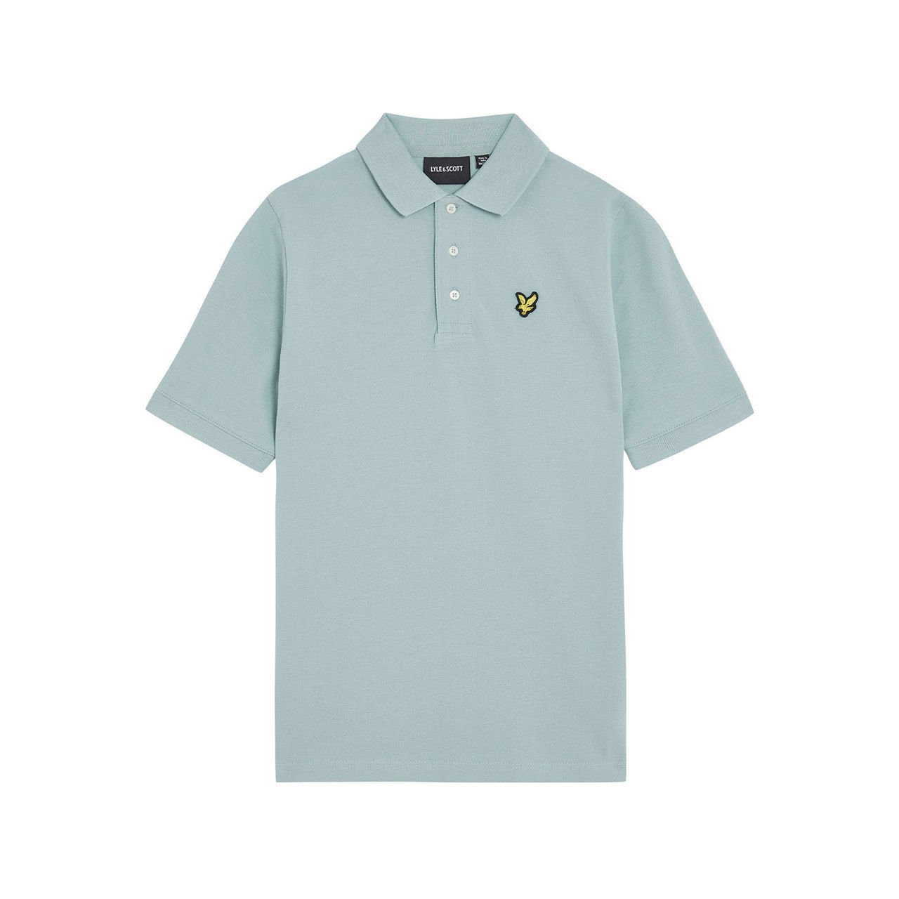 LYLE SCOTT Logo Polo Shirt Blue Smoke