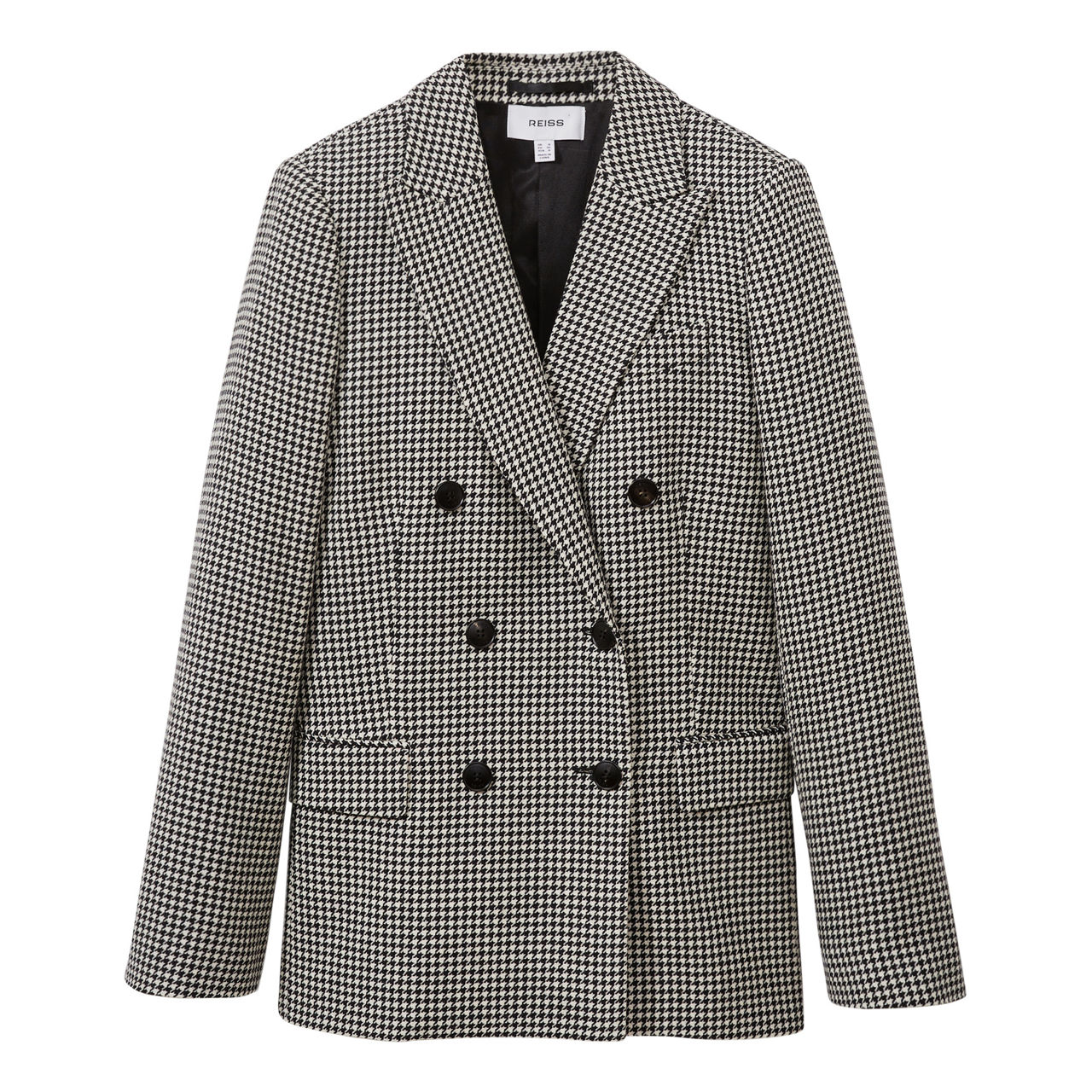 Double breasted wool blazer sale