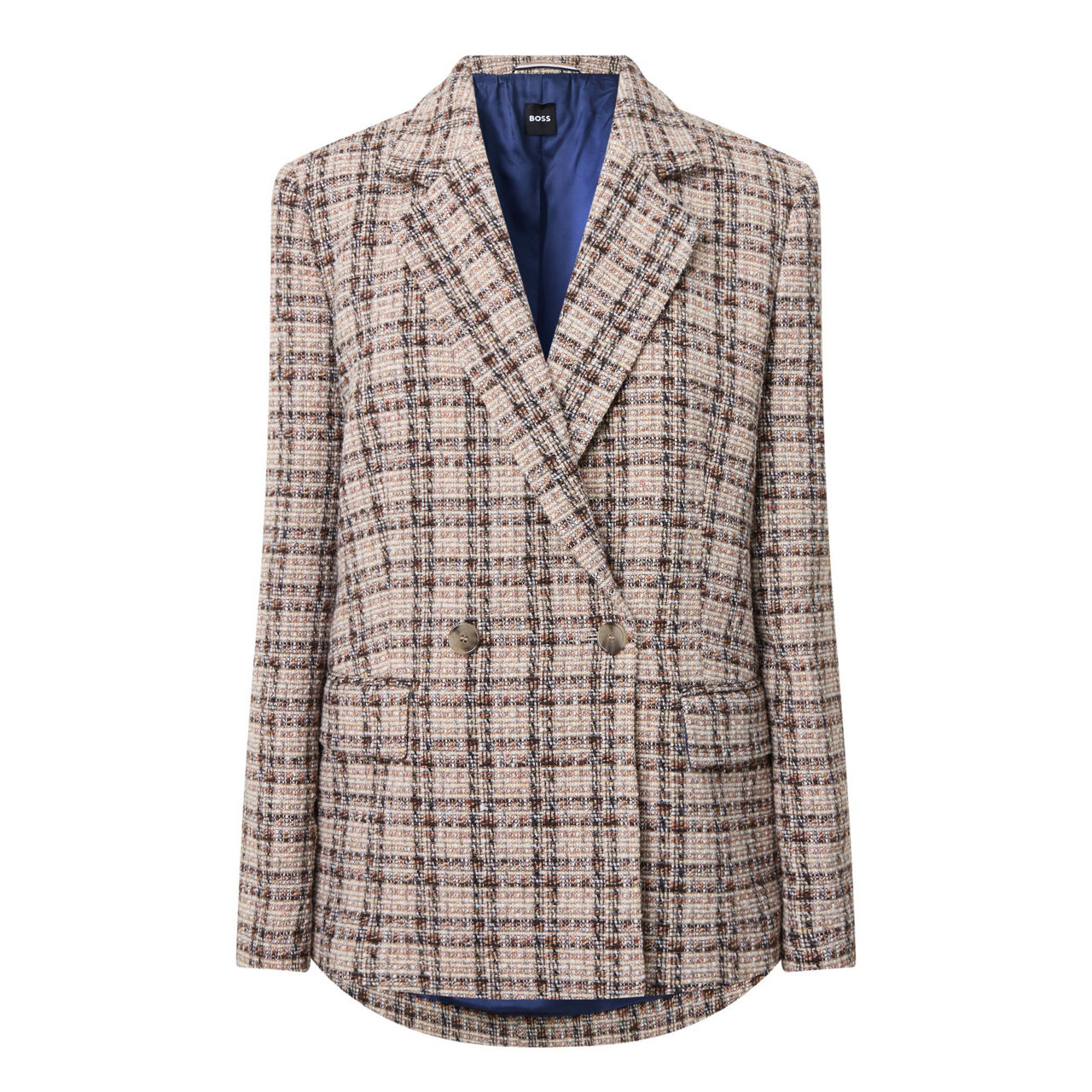 Tweed double breasted blazer 2025
