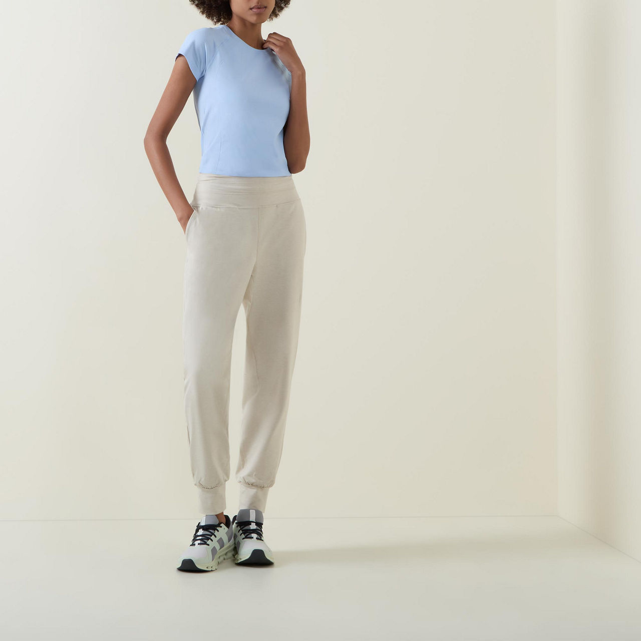 Yoga sweatpants top