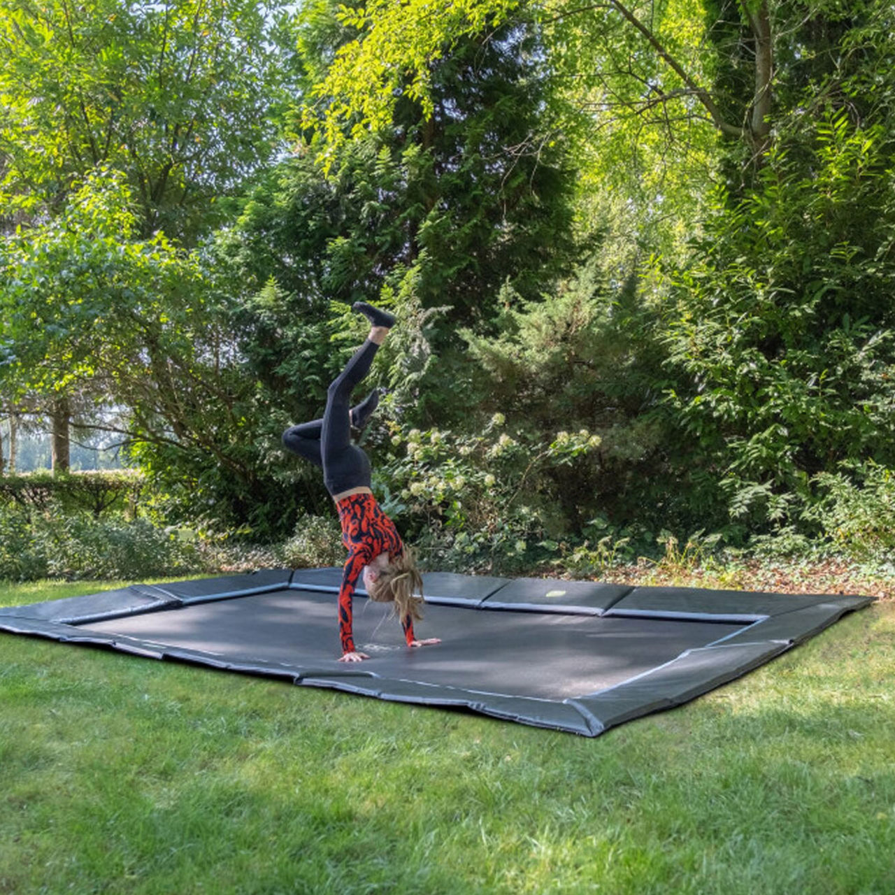 Leveling a trampoline best sale