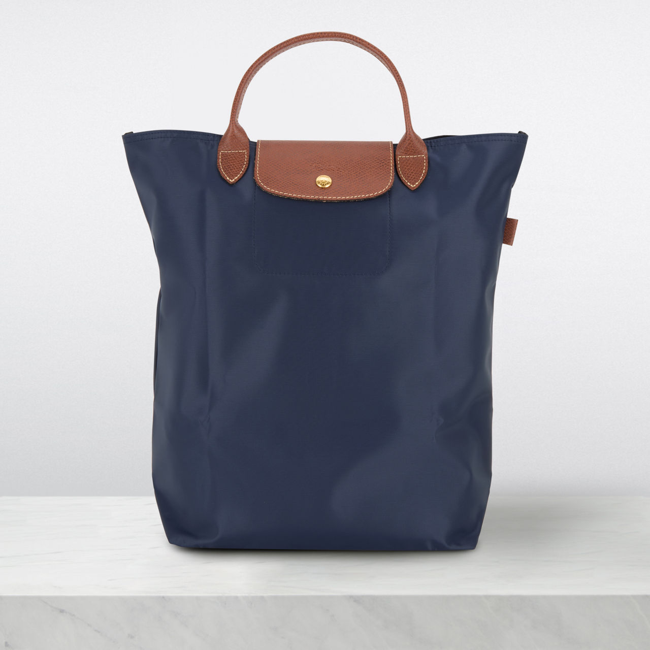 Longchamp le pliage medium leather sale