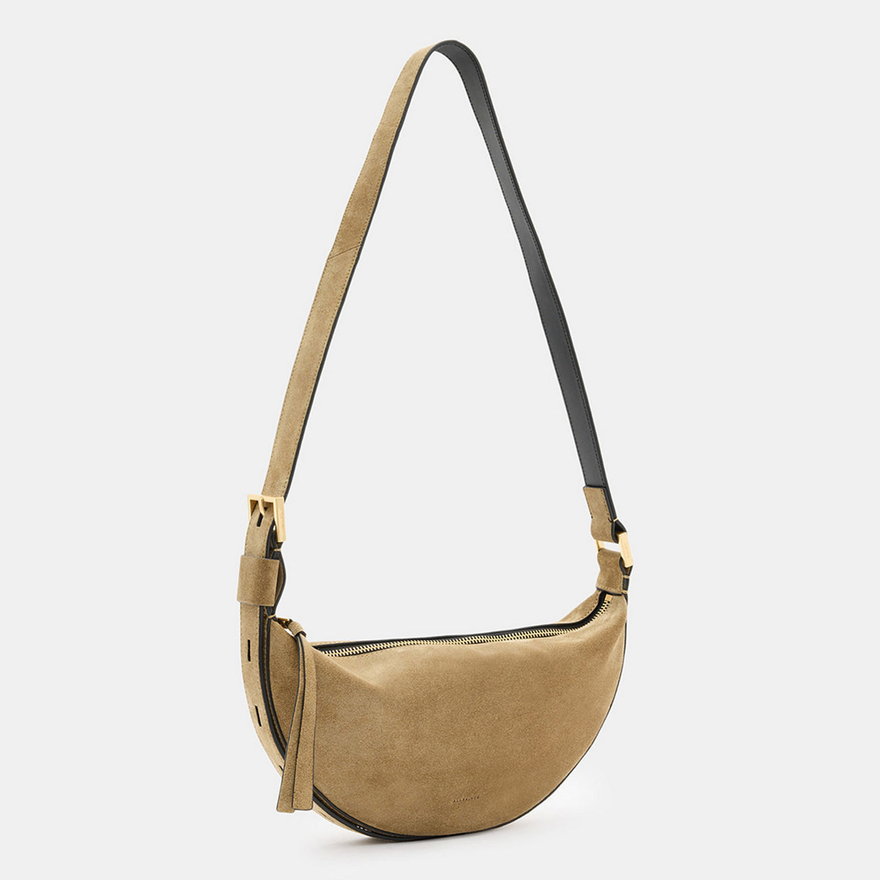 Suede crossbody hobo bag sale