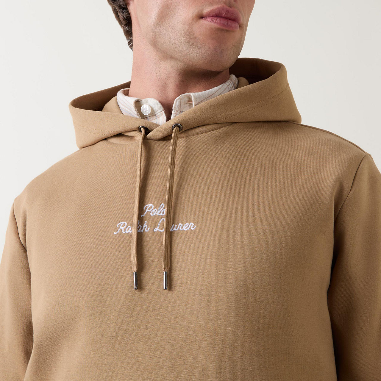 POLO RALPH LAUREN Chain Stitch Logo Drawstring Hoodie