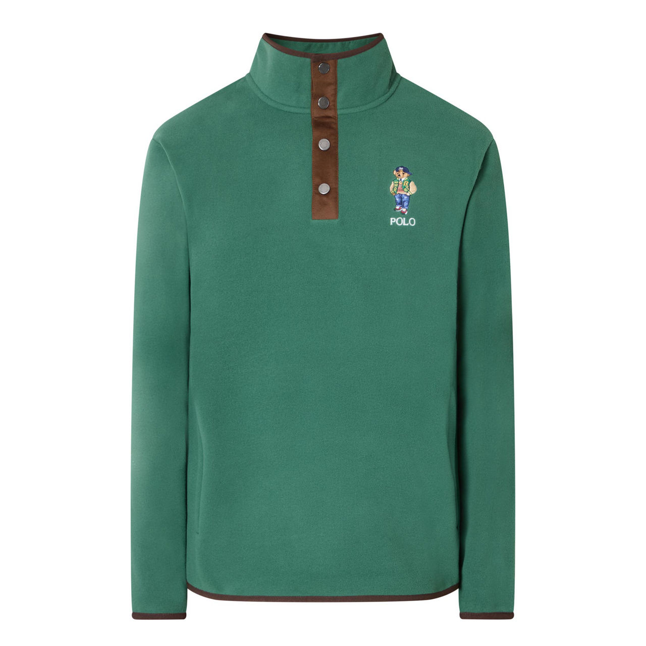 POLO RALPH LAUREN Polo Bear Fleece Sweatshirt Vintage Pine