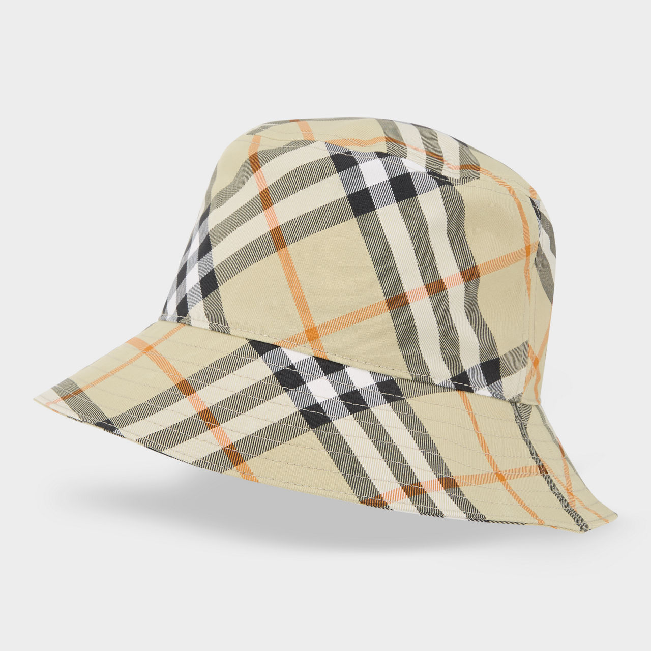 BURBERRY Check Bucket Hat