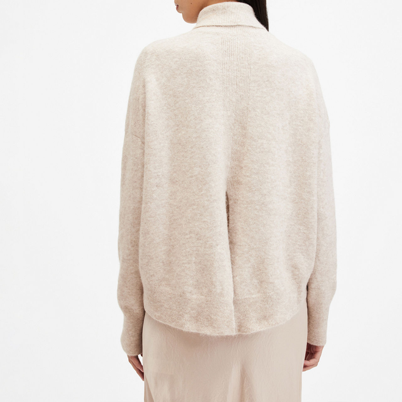 ALLSAINTS Nico Slip Dress & Sweater Set