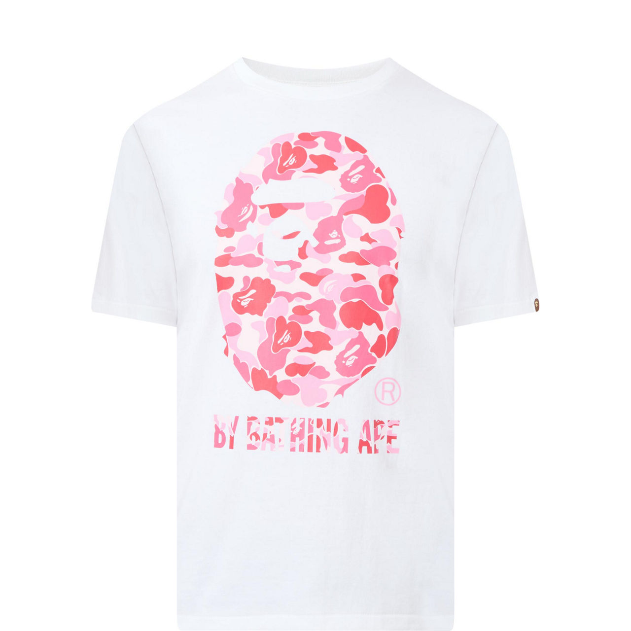 A BATHING APE Ape Logo Camouflage T Shirt