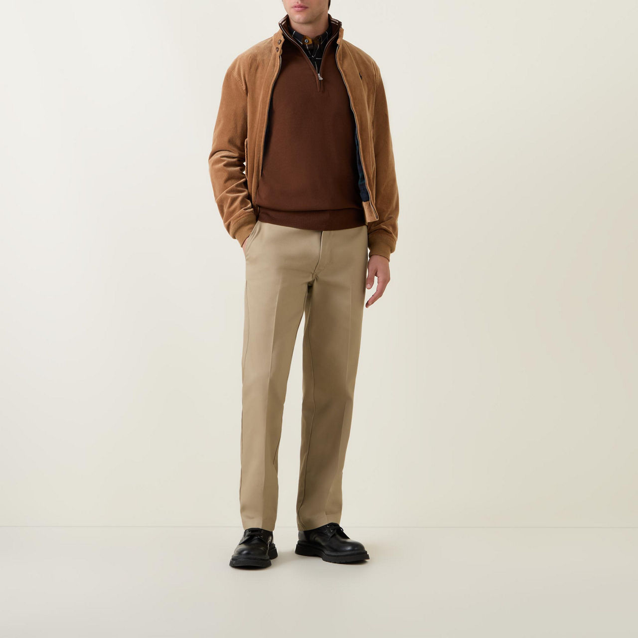 Logo HalfZip Knit Sweater