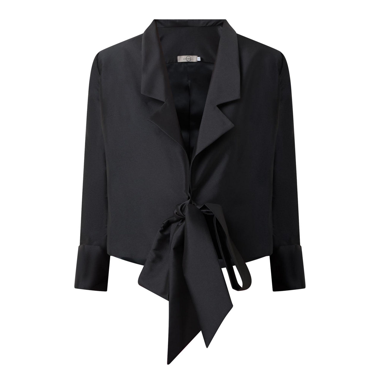 ANDTATE Cropped Fitted Jacket Black