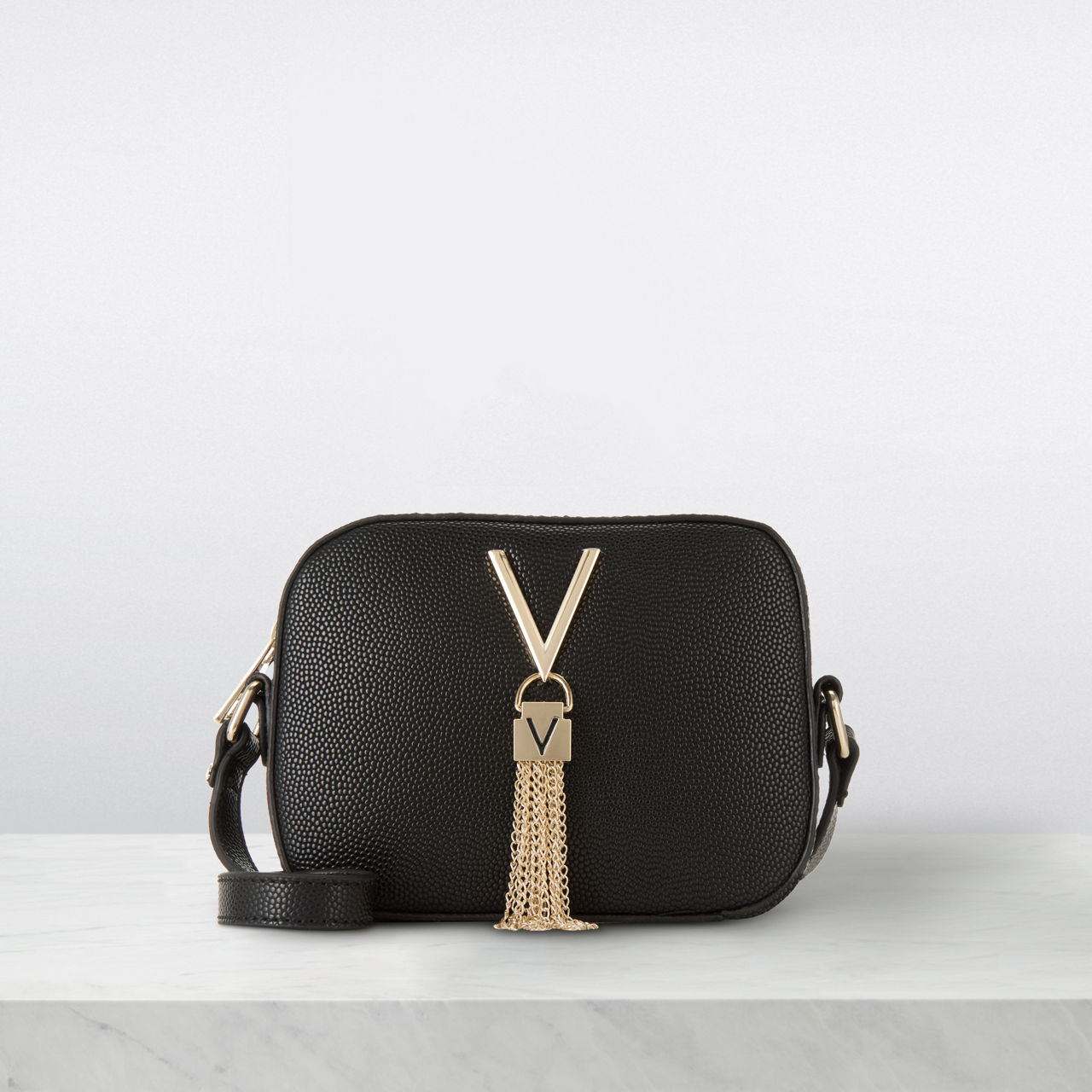 VALENTINO Divina Camera Crossbody Bag Black