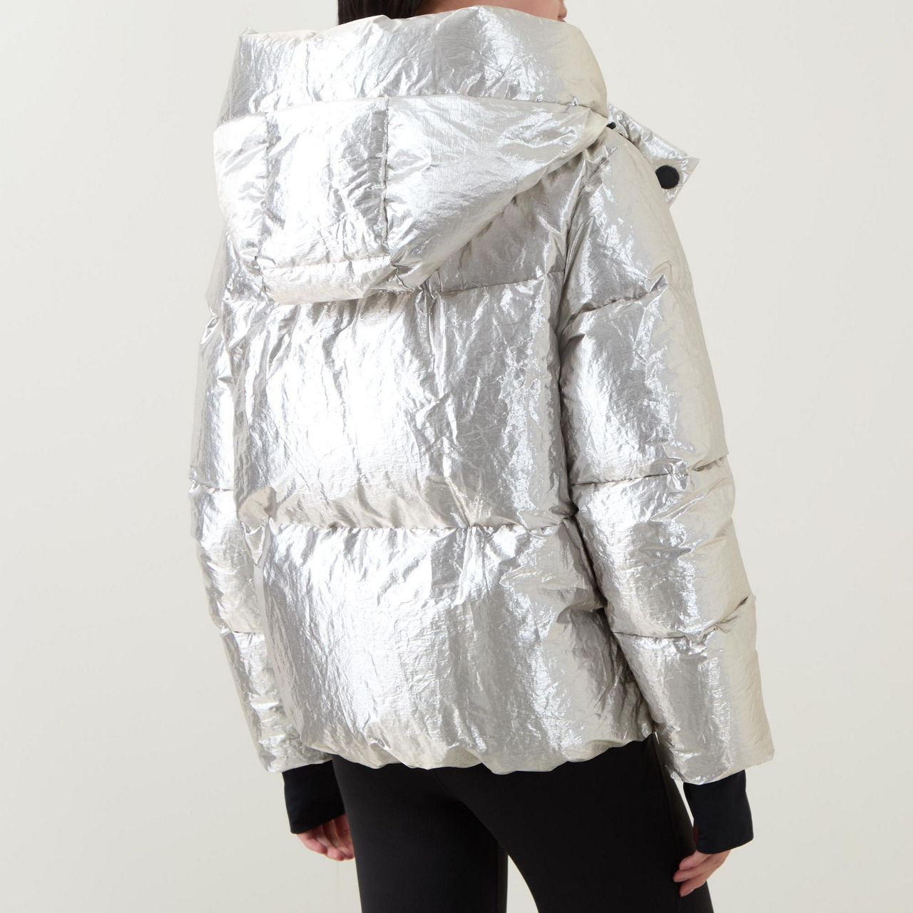 MONCLER Trevelin Metallic Down Jacket