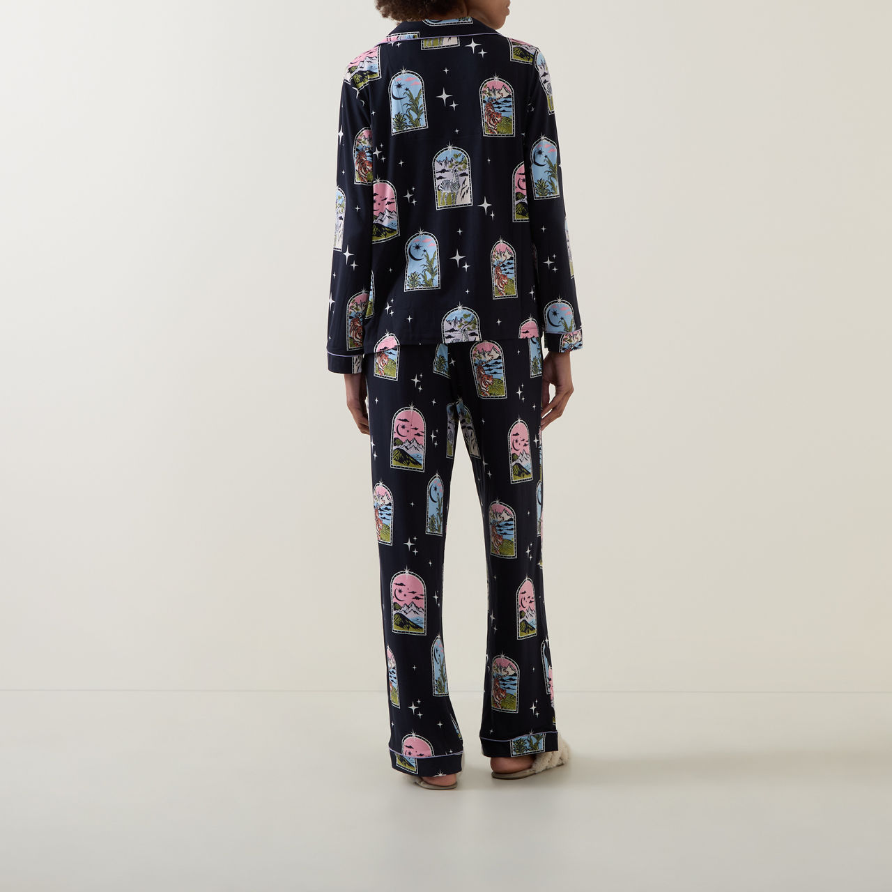 CHELSEA PEERS Dream Traveller Print Pyjama Set