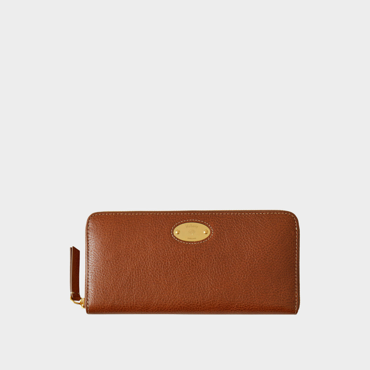 MULBERRY Logo Plaque Small Zip Around Wallet